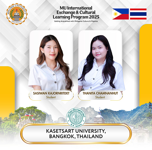 Official Delegates for MU International Exchange & Cultural Learning Program 2025